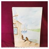 Watercolor Painting (Vintage) (No Frame)