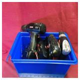 Lot Of 4 Power Drills & Charge Bases