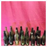 Lot Of 15 Assorted Antique Liquor Bottles