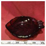 Ruby Glass Ashtray