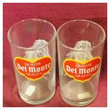 Pair Of Del Monte Advertising Glasses (Vintage)