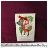 Antique Christmas Holiday Card