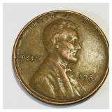 1951 United States One Cent Coin