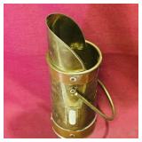 Vintage Brass & Copper Match Stick Holder