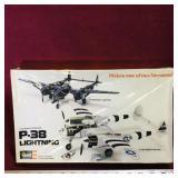 1976 Revell P-38 Lightning Model Kit (Sealed)