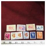 Lot Of 10 Iran Postage Stamps