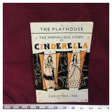 1964 Playhouse Cinderella Theatre Play Booklet