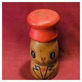 Vintage Wooden Salt Shaker