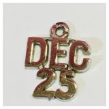 Small "Dec. 25th" Charm