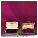 Lot Of 2 Antique Ring Cases