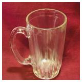 Vintage Glass Mug (5 1/4" Tall)