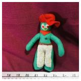 1989 Plush Gumby Doll (6" Tall)