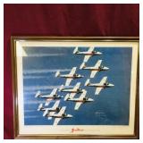 Framed Canada Snowbirds Photo Print (Vintage)