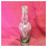 Antique Glass Liquor Bottle (12" Tall)