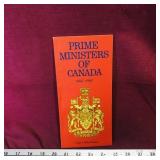 Prime Ministers Of Canada 1867-1967 Booklet