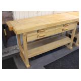 Shop Bench 60"long 20.5"Deep 34.3"Tall