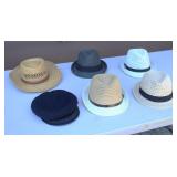 Vintage Hats Lot of 6