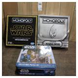 Star Wars Monoply Games set 3