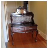 Antique Mahogany Dressing Table 42"W 21"D 61"T