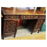 Antique Carved Buffet 68"W 23"D 37"T