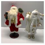 Santa Clause Home Decor Lot set 2 19" Tall