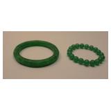 Jade Bracelets set of 2