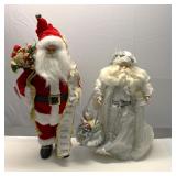 Santa Clause set of 2 ** 20" Takk