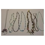 Estate Gemstone Necklaces Lot