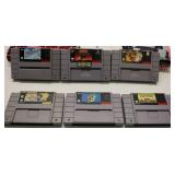 Super Nintendo Games Lot of 6