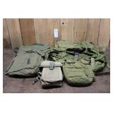 Vintage USA Military Bags Lot