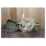 Vintage USA Military Bags & Canteen Lot