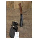 Curved Knife Strap & Sheath