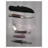 Knife lot set of 3