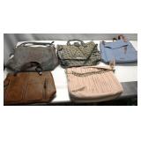 Leather & Other Hand Bags Lot of 5