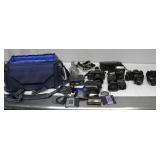 Pentax & Chinow 35 MM Cameras & Accessories Lot