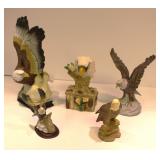 Ceramic Eagles Lot of 5