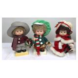 Vintage Undercover Kids Animated Christmas dolls