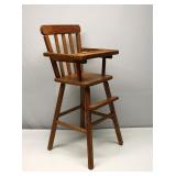 Doll Wood High Chair