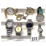 Estate Pocket & Wrist Watches Lot