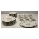 Style House Fine China "Indore" Plates Cups 31 Pcs