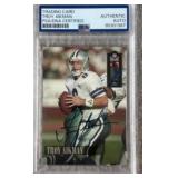 TROY AIKMAN 1994 Autographed PSA Card