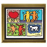 Keith Haring ï¿½Pop Shop Quadï¿½ Signed Ltd Edition