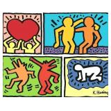 Keith Haring ï¿½Pop Shop Quadï¿½ Signed Ltd Edition