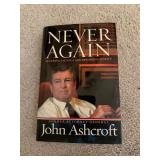 Signed John Ashcroft autobiography