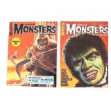 Vintage Famous Monsters Mags #34 and #44