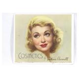 Antique Cardboard Actress Constance Bennett Adv. S