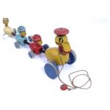 Vintage Fisher Price Quacky Family Pull Toy