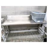 STAINLESS STEEL TABLES - ASSORTED SIZES