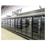 2018 HUSSMANN DD6XULP DAIRY CASES W/GLASS DOORS