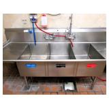  103-INCH 3-COMPARTMENT SINK